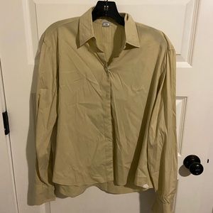 Borrelli tan blouse- M